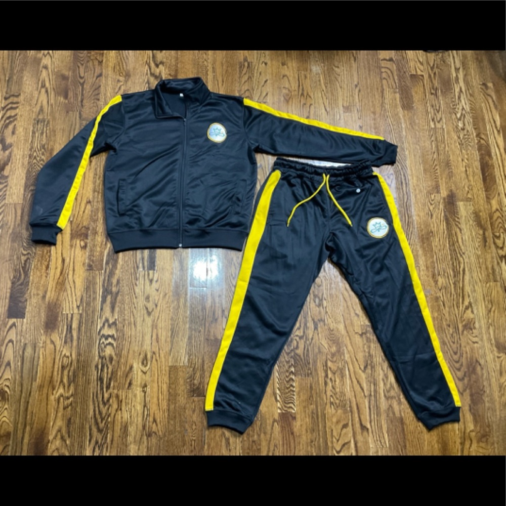 TNN Black & Gold Tracksuit pants
